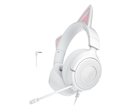 Słuchawki przewodowe Razer Kraken Kitty V3 X - White